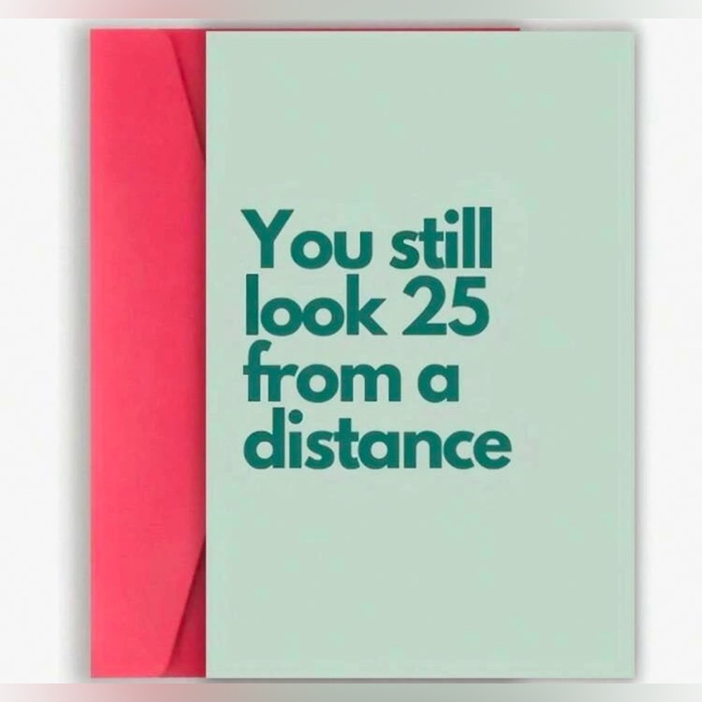 5/25$ Fun Birthday Greeting Card With Envelope,